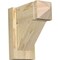 Ekena Millwork Traditional Arts & Crafts Rough Sawn Outlooker, Douglas Fir, 6"W x 12"D x 12"H OUT06X12X12TRA03RDF - alternate 1
